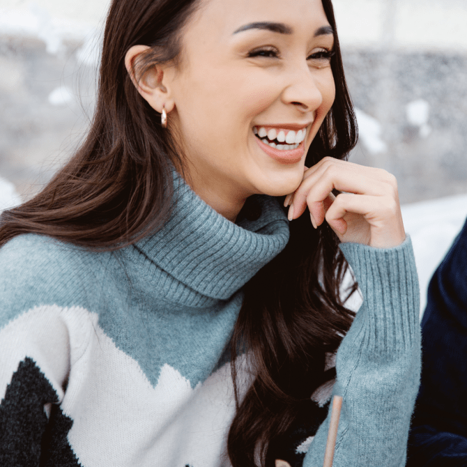 Ski Race Knit Wasatch · Blue Surf