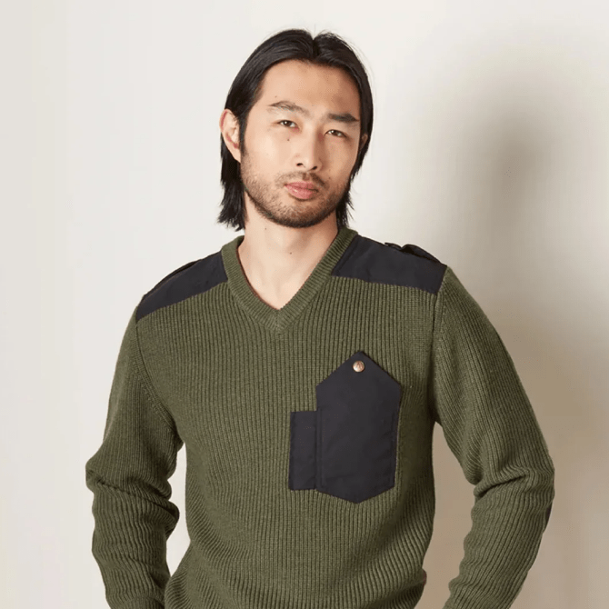 Tricot de patrouille · Olive