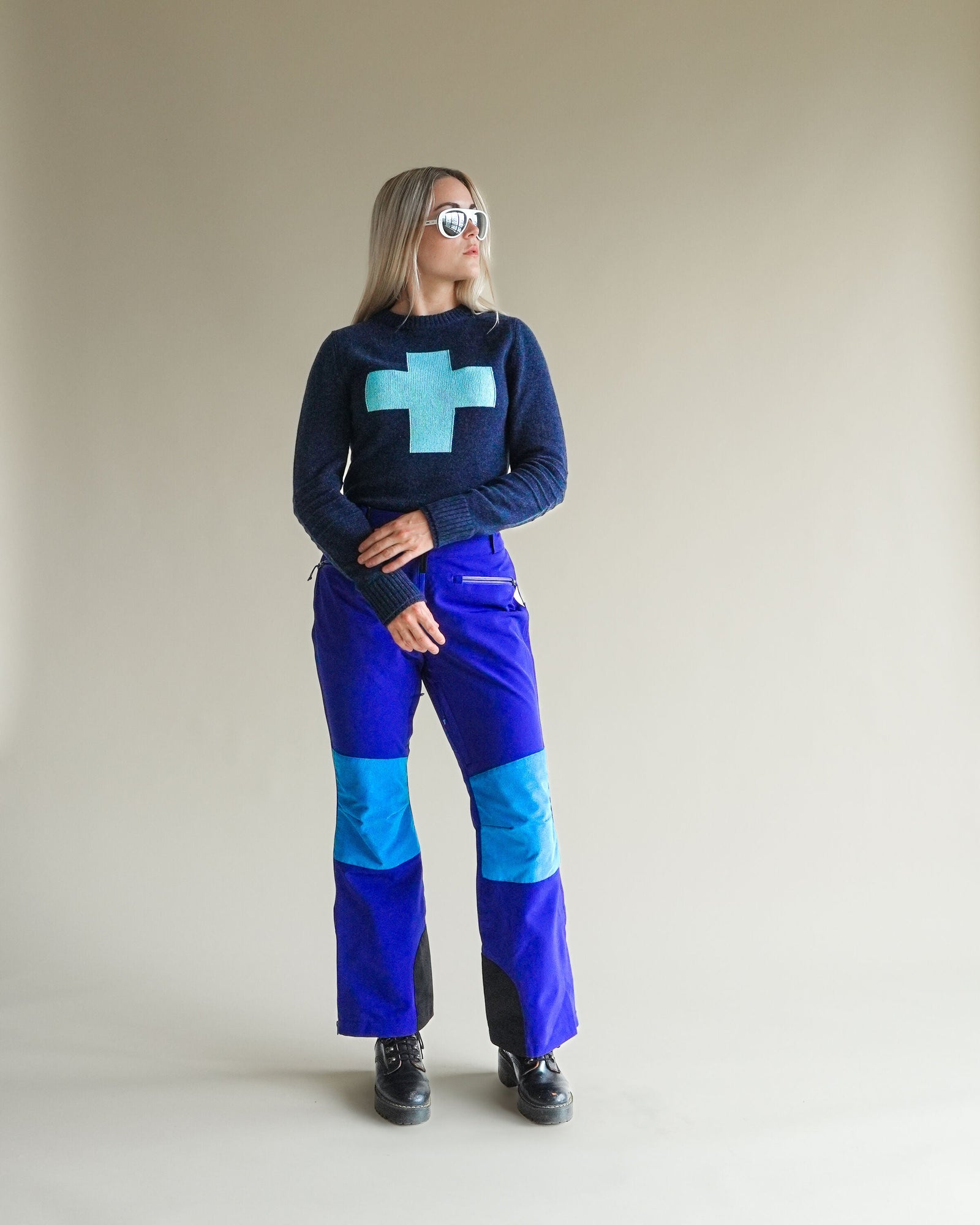 Cashmere Ski Race Knit Patrol